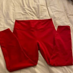 Fablectics Red Powerhold leggings